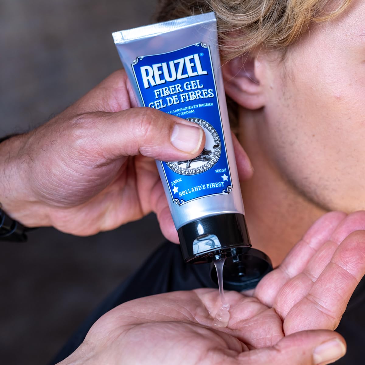 Reuzel Fiber Gel for Men - Alcohol Free Formula - Subtle, Sugary